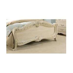 Rococo 6/6 Panel Bed Footboard In Cream Finish by Standard Furniture 