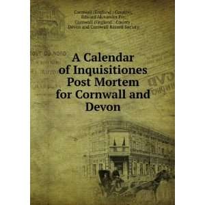   England  County , Devon and Cornwall Record Society Cornwall (England