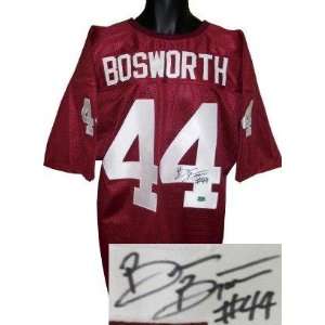  Brian Bosworth signed Oklahoma Sooners Maroon Custom 