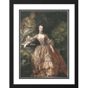  Boucher, Francois 28x38 Framed and Double Matted Portrait 