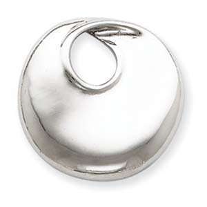  Sterling Silver Circle Slide Jewelry