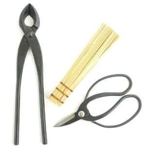   3pc Set   11 Concave Cutter, 7 Heavy Duty Shear, and Bamboo Brush