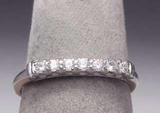 Platinum .35 Ct. Diamond Band Ring  