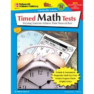  Timed Math Tests Multiplication &