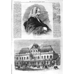  1866 Portrait Fredrika Bremer Railway Station Liverpool 