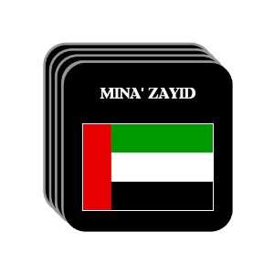 United Arab Emirates   MINA ZAYID Set of 4 Mini Mousepad Coasters