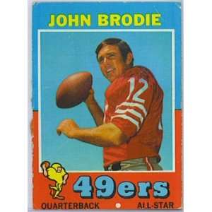 1971 Topps #100 John Brodie VG   Very Good or Better  
