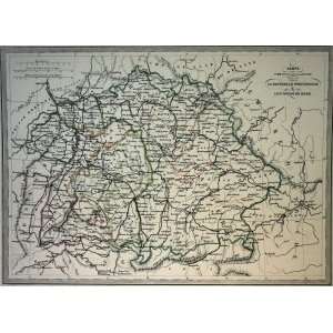  VA Malte Brun Map of Bavaria (1861)
