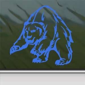  Grizzly Bear Hunt Blue Decal Car Truck Window Blue Sticker 