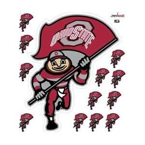 Ohio State New Brutus w/flag Stik ables Room Pack