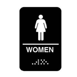  Plastic Mens Accessible Restroom Sign With Braille