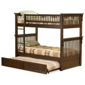  Colorado Twin Over Twin Bunk Bed with Twin Trundle Bed by 