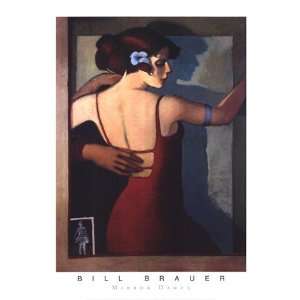  Bill Brauer Mirror Dance 26.50 x 36.00 Poster Print