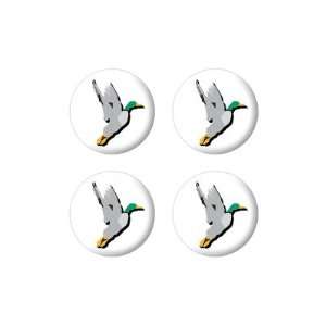 Duck Hunting   Hunter   3D Domed Set of 4 Stickers Badges Wheel Center 