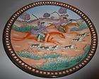 ANDREA by SADEK Decorative Plate Fox Hunt Dogs Horses 1