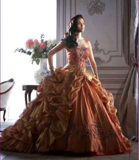 2012 New Quinceanera Masquerade Party Evening Prom Dress Ball Gown 