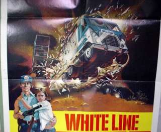Original Movie Poster White Line Fever 1975 Slim Picken  