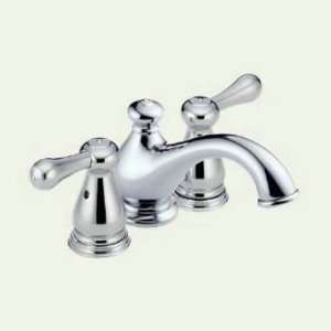   Handle Mini Widespread Bathroom Faucet with Metal Lever Handles 4578