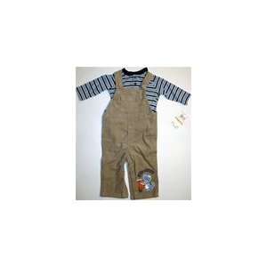  Baby Togs Infant Boys 12 24M 2 PC Overall Set Corduroy 