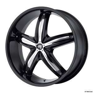 18 Black Wheels Rim HHR G6 Cobalt SS Impala Grand Prix  