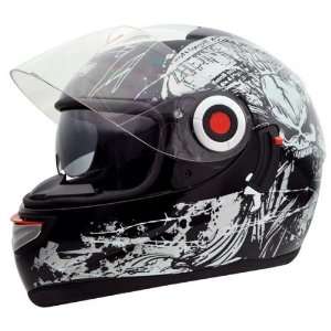  Headcase HC 888G Bone Silver Full Face Motorcycle Helmet 