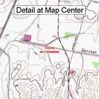  USGS Topographic Quadrangle Map   Trimble, Tennessee 