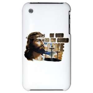  iPhone 3G Hard Case Jesus He Died So We Could Live 