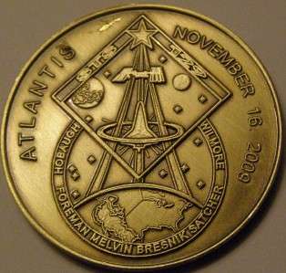 STS 129 ATLANTIS SPACE SHUTTLE NASA COIN MISSION  