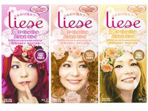 Kao Japan liese Prettia Bubble Hair Color Dying Kit  