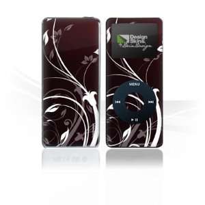  Design Skins for Apple iPod Nano   Mahagoni Blumen Design 