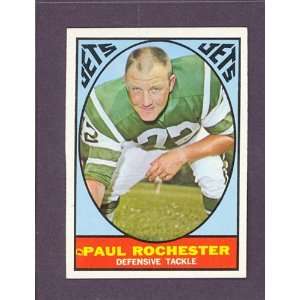  1967 Topps #100 Paul Rochester Jets (NM/MT) *261151 