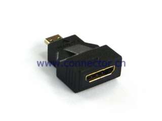 New Micro HDMI plug male to mini HDMI Female Adapter  