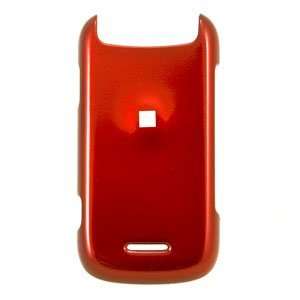  Solid Red Snap on Cover for Motorola Entice W766 