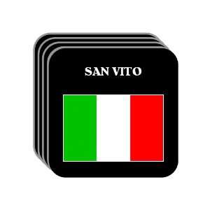  Italy   SAN VITO Set of 4 Mini Mousepad Coasters 