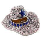 Objet dArt Release #23 Texas Ten Gallon Cowboy Hat Jeweled Trinket 