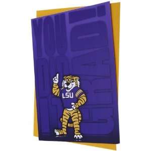  LSU Tigers Team Mascot Graduation Card