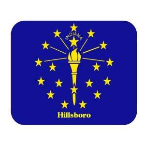  US State Flag   Hillsboro, Indiana (IN) Mouse Pad 