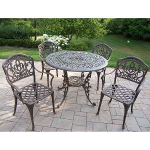  Oakland Living Mississippi Morocco 5 Piece Dining Set With 