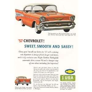   1957 Chevrolet Bel Air Sport Sedan Triple Turbine Chevrolet Books