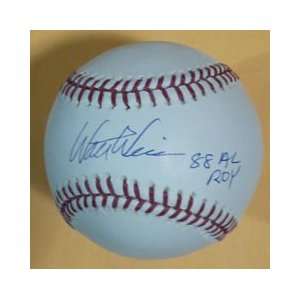  Walt Weiss Autographed Baseball Oakland As W/88 Roy 