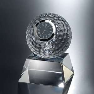  Whitney Golf Optic Crystal Clock