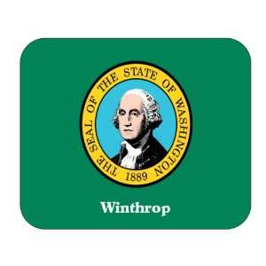  US State Flag   Winthrop, Washington (WA) Mouse Pad 