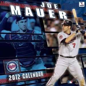  Minnesota Twins Joe Mauer 2012 Player Wall Calendar 