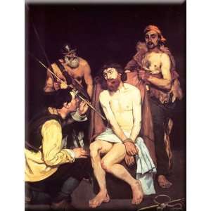  Jesus Mocked by the Soldiers 12x16 Streched Canvas Art by 