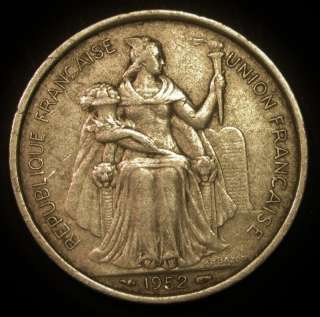 1952 France Five 5 Francs VF+ ~Rare Date~  