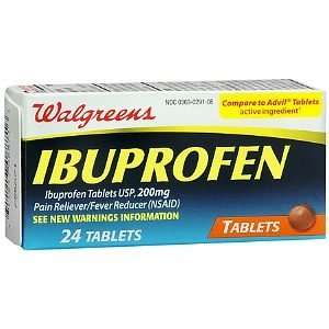   Ibuprofen 200 mg Tablets, 24 ea Health 