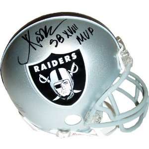Marcus Allen Oakland Raiders Autographed Mini Helmet with SB MVP 
