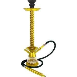  Espresso Tall Hookah   Gold 