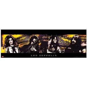  Led Zeppelin Collage 11.75 x 36 Poster Poster Print, 36x12 