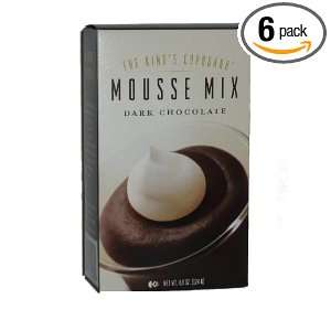   Kings Cupboard Dark Chocolate Mousse Mix, 4.4 Ounce Boxes (Pack of 6